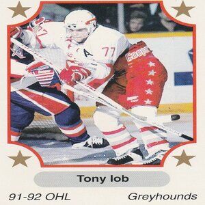 Tony Lob - 1991 7th Inning Sketch "Tomorrow's Stars Today" Hockey Card